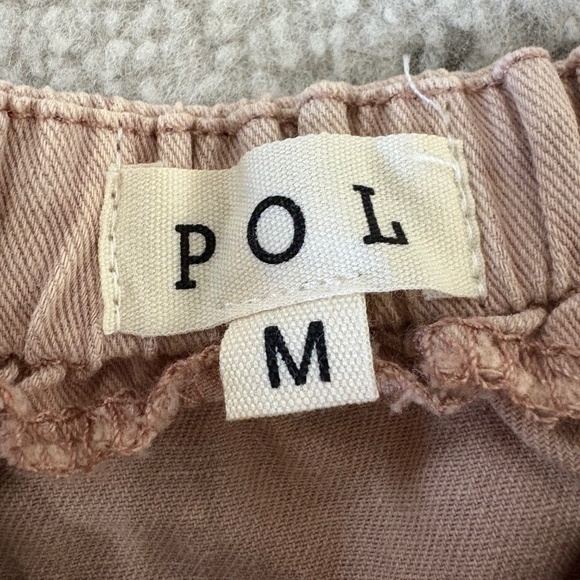 Pink Twill Mini Dress- POL - Picture 5 of 6